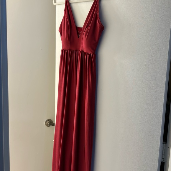 Klassy Network jumpsuit in red size Small - Picture 1 of 5